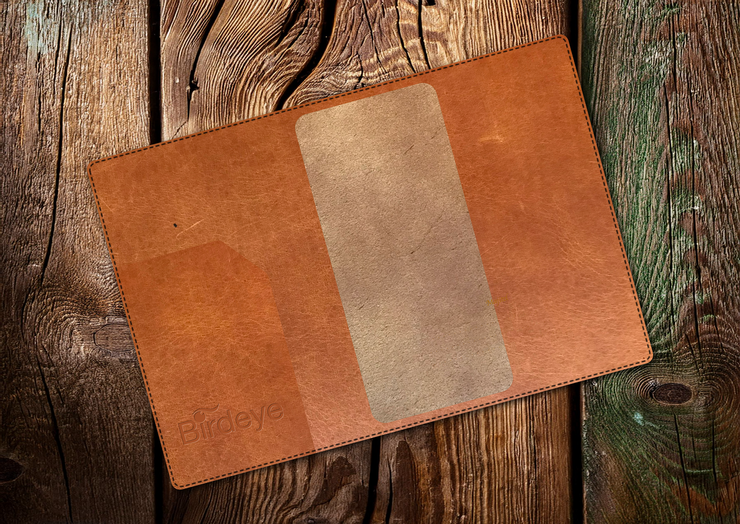 Ručně šité kožené desky