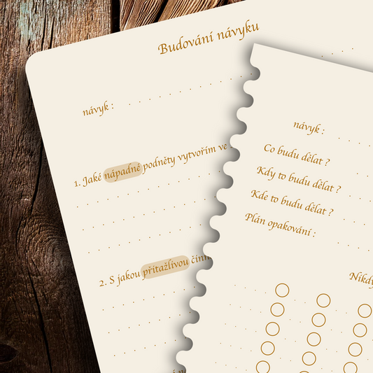 Příloha pro budování návyků